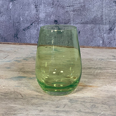 Wasserglas Grün